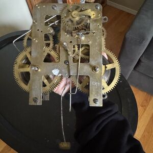 Vintage Waterbury Mantle Clock Mechanism